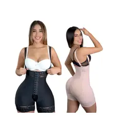 GENERICO - FAJA SHORT POWERNET COLOMBIANO CON BROCHE SUPER MOLDEADORA