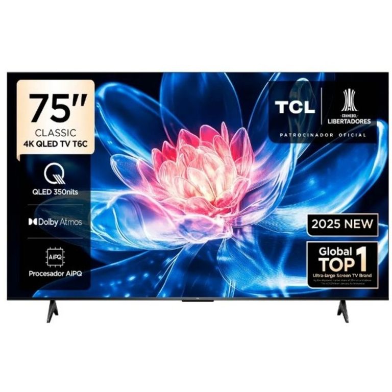 Televisor 75 QLED Smart UHD 4K Google Tv 75T6C