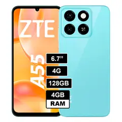 ZTE - Celular A55 4GB RAM 128GB - AZUL