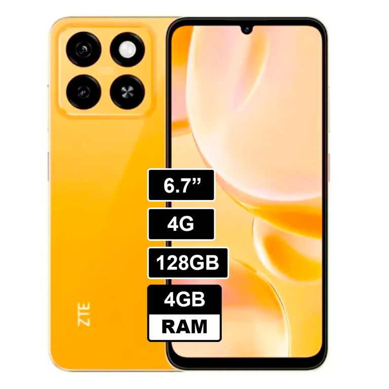 Celular A55 4GB RAM 128GB - NARANJA
