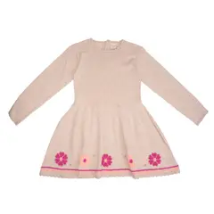 PILLIN - Vestido Niña PVB921-25BEI
