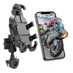 GENERICO - Soporte De 8 Puntos De Celular Para Manillar De Moto