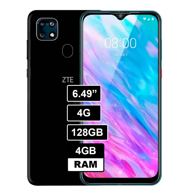 Celular V Smart 128 GB 4 GB RAM NEGRO