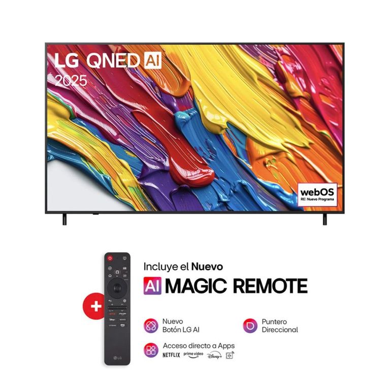 TELEVISOR QNED 55” 4K ULTRA HD SMART TV 55QNED82ASG.AWF