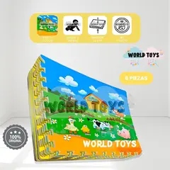 BABY - Piso Rompecabezas para Bebés «CUTE FARM» Color full