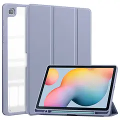 GENERICO - Funda Protector Transparente Premium Para Samsung S6 Lite - LAVANDA