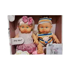 GENERICO - BABY MELLIZOS ÑIÑA Y NIÑO MUÑECOS