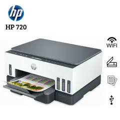 HP - Impresora Multifuncional Smart Tank 720 Tinta Continua Dúplex