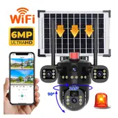 SEISA - Cámara Inteligente 4 Lentes con Audio Bidireccional y Detección de Movimiento