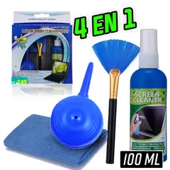 GENERICO - Kit de Limpieza para Computadora 4 en 1 Laptop Celular