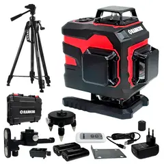 RANKOR - Nivel Láser 4D Verde 16 LINEAS + Trípode