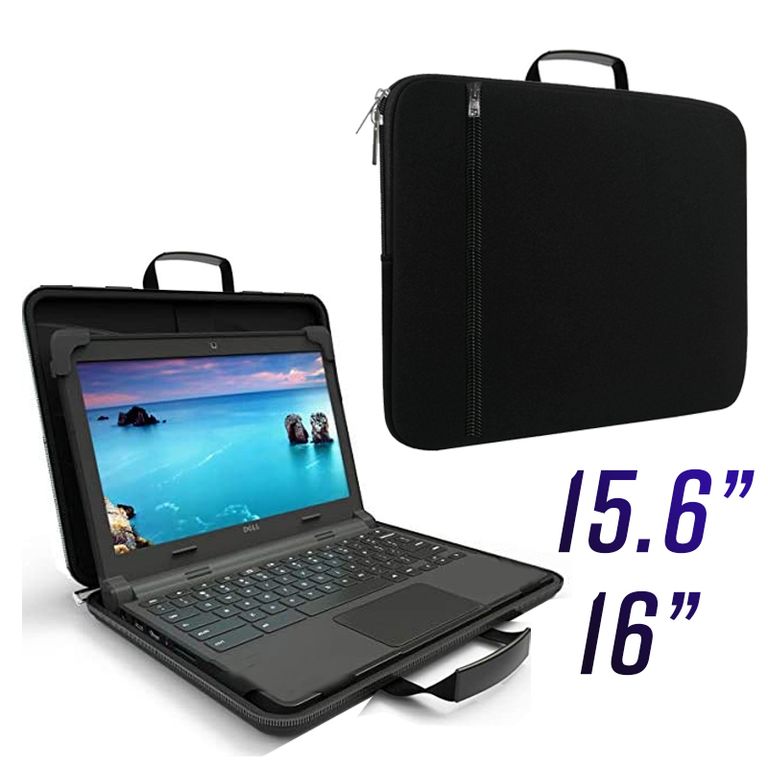 Funda para laptop 15" 16 " 15.6 maleta con asa notebook
