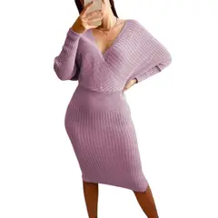 GENERICO - Vestido Mujer Hilo Cruzado Mlarga 359G-27 Color Rosado