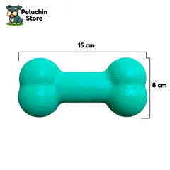 HAMACAS LIZARASO - Juguete Hueso Perro Color Turquesa - Peluchin Store