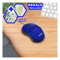 GENERICO - Mouse Innovador y Util Storm X Azul Y+Papel de Regalo