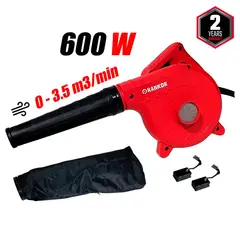 RANKOR - Sopladora Aspiradora 600W Velocidad Variable