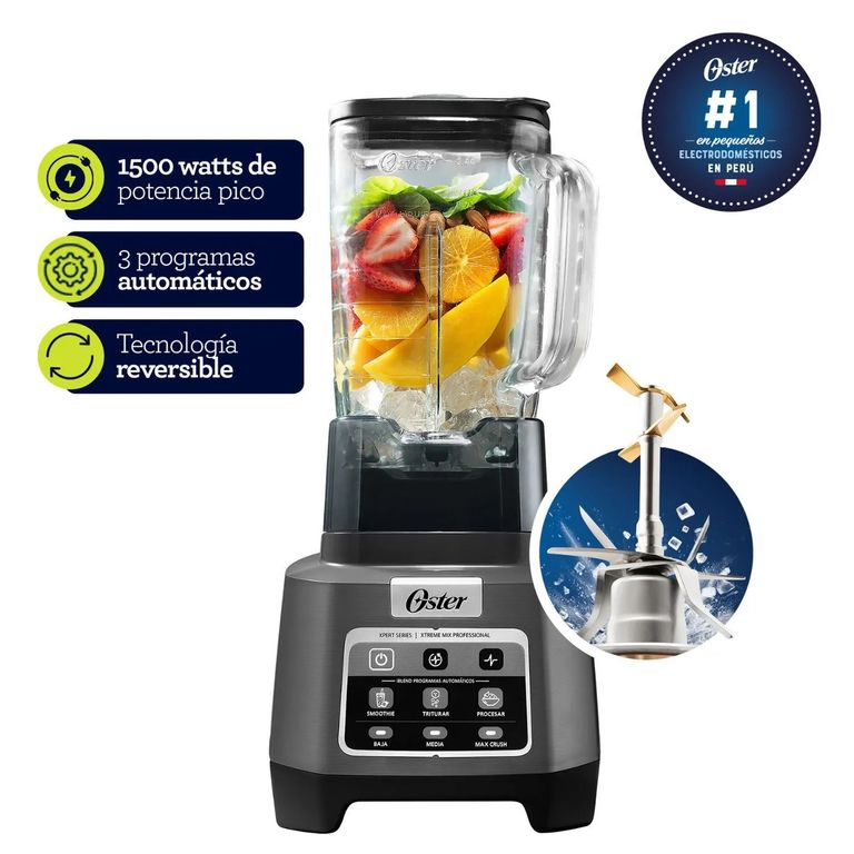 Licuadora Xtreme Mix 2 lt Con Programas Automáticos Iblend Blstxpg-bw