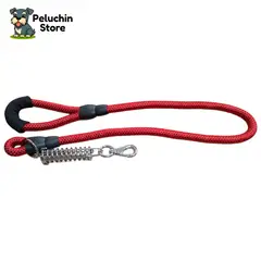 HAMACAS LIZARASO - Soga Perros Grandes 145 cm, Color Rojo- Peluchin Store