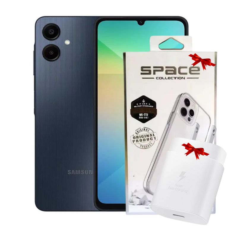 Celular Galaxy A06 128GB 4GB RAM + Cargador + Case