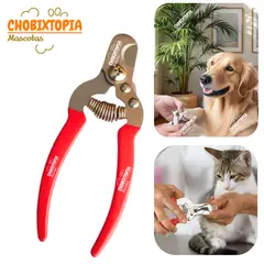 GENERICO - CORTAUÑAS TIJERA PARA GATOS Y PERROS - MASCOTA ROJO PLANO
