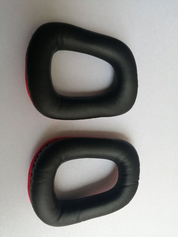 Almohadillas para audífonos logitech g331 g332 g432 g431 negro rojo
