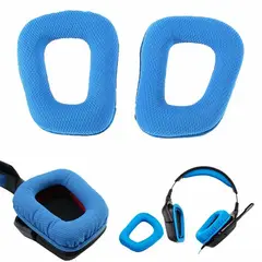 GENERICO - Almohadillas para audífonos Logitech G430 G331 G432 G332 G930 azul
