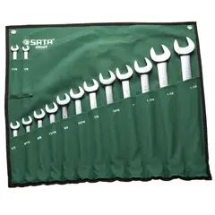 SATA - Juego de llaves Mixtas de 14 piezas 3/8-1.1/4" Pulgadas 09069