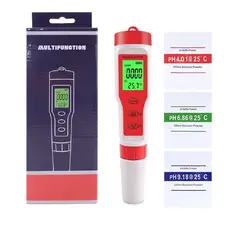 NOYAFA - Medidor calidad de Agua 4 En 1 PH EC TDS Temperatura EZ-9908