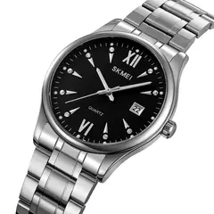 SKMEI - Reloj 2158 Analogo Correa Acero Caballero