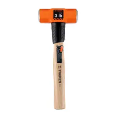 TRUPER - Comba 3 lb (1.3 kg) Octagonal Mango de Madera 16507