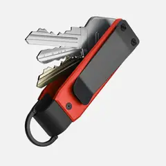 KASHITA - Llavero Delgado Premium Seguro Multiusos KeyCase Acero Inoxidable