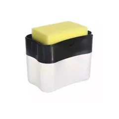 GENERICO - Dispensador de Lavavajillas + Esponja de Lavado