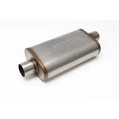 GENERICO - Resonador Muffler Cautivo 2 1/2” Acero Inoxidable