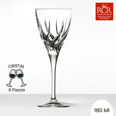 RCR - Copas de Cristal Trix 180 ml 6 Piezas