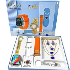 GENERICO - Smartwatch D16 GS mujer reloj inteligente con accesorios Blanco