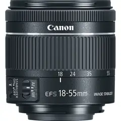 CANON - EF-S 18-55mm f4-56 IS STM Lente (Sin Caja Original) - Negro
