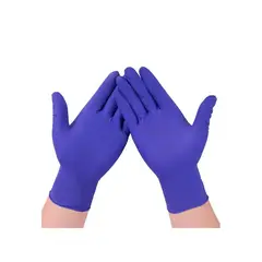 GENERICO - Guantes de Nitrilo Azul Cobalto Talla XS por 100 unidades