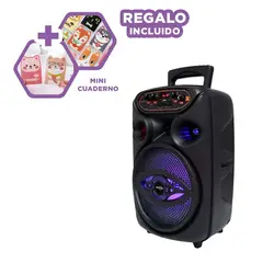 GENERICO - Parlante para Reuniones Color Negro Y+Regalo Agendita