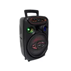 GENERICO - Pack2 Parlante Bocina con Microfono Incluido de Color Negro