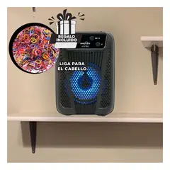 GENERICO - Pack12 Bocina Resistente en Tono Negro Y+Ligas de Regalo