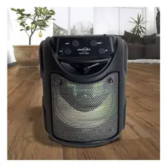 GENERICO - Pack6 Altavoz Estereo de Bateria Recargable en Negro