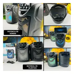 GENERICO - Pack6 Altavoz Bluetooth en Color Negro Y+Regalo Agendita