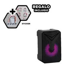 GENERICO - Parlante de Sonido Compacto en Negro Y+Regalo Stickers