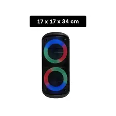 GENERICO - Pack4 Bocina Inalambrico en Negro Y+Regalo Agendita