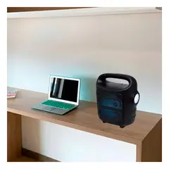 GENERICO - Pack4 Reproductor con Potencia Negro Y+Banderitas Adhesivas