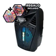 GENERICO - Altavoz Funcional de Musica con Luces Y+Ligas de Regalo