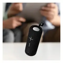 GENERICO - Pack2 Speaker Practico Estandar en Negro Y+Ligas de Regalo