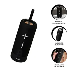 GENERICO - Pack6 Dispositivo de Sonido Compacto Negro Y+Papel de Regalo
