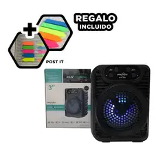 GENERICO - Pack6 Parlante Solar en 3 pulgadas Y+Banderitas Adhesivas
