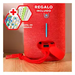 GENERICO - Dispositivo de Sonido Compacto en Rojo Y+Papel de Regalo